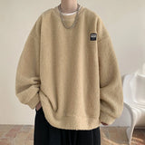 Aidase Autumn New Solid Hoodie Men Harajuku Fashion Casual Oversized Hoodies Korean Man Harajuku Crewneck Hoodie 5XL aidase-shop