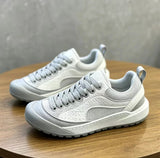 AIDASE  -  Men White Sports Tennis Shoes Outdoor LaceUp Footwear Designer Sneakers Trekking Sneakers Men Tourism Travel Shoes Outdoor Retro aidase-shop