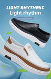 AIDASE  -  Spring Men's Large Size Bean Shoes Breathable Casual Loafers Fashionable Leather Shoes Trendy Men's Footwear Comfortable Ru aidase-shop