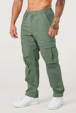 AIDASE  -  Autumn Men's Patchwork Solid Casual Loose Straight Trousers aidase-shop