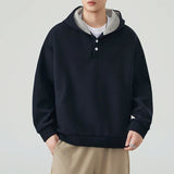 AIDASE  -  Autumn Heavyweight Hoodie Men Casual Trend Sports Hooded Sweatshirt Male Fashion Breathable Pull On Streetwear Hooded Hoodie Man aidase-shop