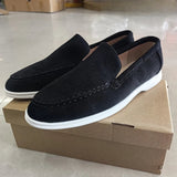 AIDASE  -  Classic Suede Leather Loafers Men Casual Shoes Luxury Brand Mens Breathable Slip on Driving Shoes Moccasins aidase-shop