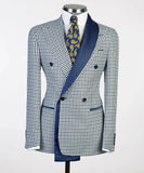 Aidase Fashion Wedding Suit Coat For Men Slim Fit Double Breasted Overcoat Business Office Jacket Custom Made Only Blazer aidase-shop