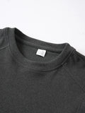 AIDASE  -  Flannel Fleece Solid Color Slim Fit T Shirts Men Casual O Neck Short Sleeve Tee Shirt Spring Summer Fashion Mens Pullovers aidase-shop