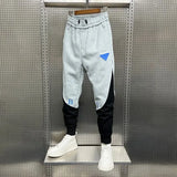 Aidase Skinny Sweatpants for Men Cropped Trousers Autumn and Winter Tights Man Sports Pants Goth Slim Tracksuit Bottoms Casual Elastic aidase-shop