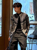 AIDASE  -  American Fair Isle Knitted irt Men Women Autumn Outerwear Lazy Loose Sle Sweater Cardigan Casual Wear Nylon Polyester aidase-shop