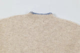 AIDASE  -  Men's Sweater Crew Neck Button Decoration Business Casual Soft Breathable Wrinkle resistant Loose Minimalist Versatile Pullover aidase-shop