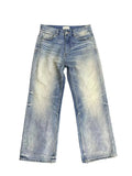 AIDASE  -  Four Seasons Fashion Men's Light Blue Casual Trendy Simple Basic Daily Straight Loose Denim Trousers Male Jeans Pants Clothes aidase-shop