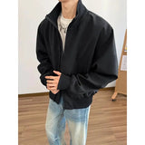 AIDASE  -  American Jacket Men's Autumn Workwear Short Stand Collar Jacket Outdoor Waterproof Coats aidase-shop