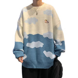 AIDASE  -  Soft Thickened Men's Knitted Sweater Winter Casual Loose Crew Neck Pullover Autumn Winter Ins Hong Kong Style Japanese System Ou aidase-shop