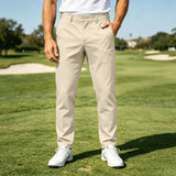 AIDASE  -  Men's Trousers Elastic Solid Color Work Casual Pants Business Formal Pants Taupe Pants aidase-shop