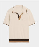 AIDASE  -  Summer New Men's Polo Shirts Stripe Design Ice Silk Short Sleeve Cool Touch Breathable Casual Outdoor Polo Shirt for Men aidase-shop