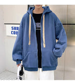 Men Women Autumn Loose Designer Sense Niche Couple Hooded Multiple Colour Unisex Pure Cotton Hooded Cardigan Sport Jacket 3XL aidase-shop