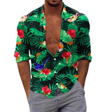 AIDASE  -  Loose Wrinkle-Free New Men'S Shirt Men Long Sleeve Winter Casual Printed Shirts Fashion Top Blouse Shirts Shirts For Man 셔츠 aidase-shop