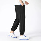 AIDASE  -  New Ultra-thin Men Fashionable Trendy Ice Silk Pants Comfortable High Elasticity Breathable Summer Outdoor Sports Fitness Pants aidase-shop