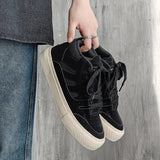 AIDASE  -  Men's Training Sneakers High Top  Autumn Casual Skate-inspired Shoes Versatile Minimalist Solid Students Board Shoes aidase-shop