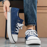 AIDASE  -  Summer New Couple White Canvas Shoes, Minimalist Breathable Soft Sole All-match Daily Casual Sneakers aidase-shop