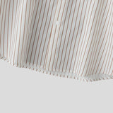 AIDASE  -  Men Shirt Striped Patchwork Lapel Long Sleeve Loose Men Clothing Streetwear 2025 Fashion Casual Male Shirts Korean Style aidase-shop