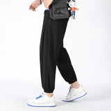 AIDASE  -  New Ultra-thin Men Fashionable Trendy Ice Silk Pants Comfortable High Elasticity Breathable Summer Outdoor Sports Fitness Pants aidase-shop