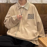 Aidase New Hoodie Sweatshirt For Men Letters Printed Sweatshirt Vintage Streetwear Hip Hop Pullover Hoodies Sweats Unisex Style aidase-shop