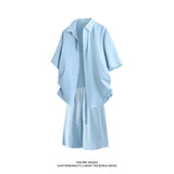 AIDASE  -  Mens Short Sets 2 Piece Outfits Summer Casual Short Sleeve Shirts and Shorts Tracksuit Sets aidase-shop