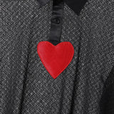 AIDASE  -  Tops 2025 American Style Sexy Men Hollowed Love Pattern Shirt Casual Clubwear Male Hot Selling Lapel Long Sleeved Blouse aidase-shop