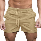 AIDASE  -  Summer New Casual Fashion Versatile Solid Color Personality Simple Beach Shorts aidase-shop