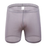 AIDASE  -  Sexy Sleeveless Mesh Transparent T-shirts Mens Lounge Undershirts Tank Tops Sexy Homme Boxer Shorts Gym Homewear Men Clothes Set aidase-shop