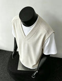 AIDASE  -  Casual American Retro Style Mock Two-Piece Short Sleeve T-Shirt for Men Summer Youth Leisure Sports Top Trendy Cleanfit Shirt aidase-shop
