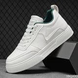 AIDASE  -  Spring Autumn Trendy Breathable Versatile Casual Sneakers Thick soled Simple Comfortable Lightweight Strap Men's Board Shoes aidase-shop