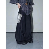 AIDASE  -  American High Street Snake Skin Pattern Large ket Jeans Men Summer Trendy Brand Waed Loose Casual Wide Leg Knife Pants aidase-shop