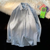 AIDASE  -  Spring Summer Men's Shirt Trendy Literary Stylish Loose Fit Versatile Long Sleeve Shirt aidase-shop
