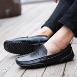 AIDASE  -  Men's Casual Shoes Lightweight Walking Sneakers Male Casual Business Leather Shoes Men Boat Shoes aidase-shop