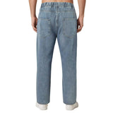 AIDASE  -  Men Casual Long Pants Men'S Fit Straight Leg Elastic Waist Jeans With Drawstring Work Commute Pantalon Zippé Entrejambe Homme aidase-shop