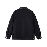 AIDASE  -  Spring New Fashion American Style Men's Solid Color Loose Casual Trendy Simple Basic Turn-down Collar Long Sleeve Jackets Male aidase-shop