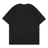 AIDASE  -  Cartoon Smoking Goose Print T-shirt Short Sleeved Round Neck Youth Loose Fitting Top Tees Men Women Unisex Couple Cotton T-shirt aidase-shop