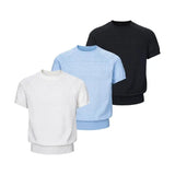AIDASE  -  Lightweight Breathable Knitted Short Sleeve T-Shirt Hollow out Shoulder American Retro Style Summer Casual Top for Men And Women aidase-shop