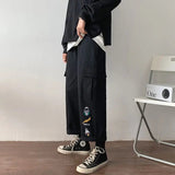 AIDASE  -  Men Fashionable Loose and Versatile Trend Korean Version Straight Wide-leg Pants Spring and Autumn Style aidase-shop