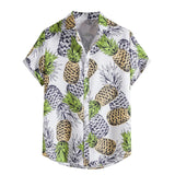 AIDASE  -  Men'S Summer Casual Printed Shirt Short Sleeve Shirt Five Comfort Classic Fit Men'S Long Sleeve Shirt aidase-shop
