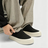 AIDASE  -  New Summer Men's Breathable Casual Thick Sole Loafers, Lightweight Non‑Slip Lazy Slip-On Ice Silk Canvas Shoes aidase-shop