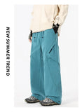 AIDASE  -  Men's Outdoor Hiking Pants Waterproof Quick Dry Wide Leg Cargo Trousers Elastic Waist Drawstring Casual Streetwear Bottoms aidase-shop