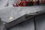 AIDASE  -  Sleeve Patch Washed Grain Woven Cotton Long Sleeve Shirt Men's Daily Tooling Retro Trend Youth Thin Coat aidase-shop