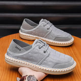 AIDASE  -  Men's Two-Way Wear Driving Shoes Slip-On Beijing Style Casual Fishing Boat Shoes Breathable Low Cut Comfortable All-Season aidase-shop