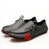 AIDASE  -  Size 47 Italian Soft Men Loafers Handmade Moccasins Men Shoes Leather Casual Breathable Slip on Boat Shoes Zapatos Hombre aidase-shop