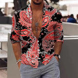 AIDASE  -  Regular Cuff Men'S Plaid Shirt Men Long Sleeve Winter Casual Printed Shirts Fashion Top Blouse Shirts Camisas De Hombre aidase-shop
