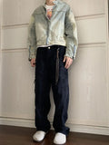 AIDASE  -  New Autumn and Winter Fashion Korean Version Patchwork Retro Workwear Wide Leg Loose and Versatile Handsome Youth Casual Pants aidase-shop
