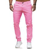 AIDASE  -  Spring Autumn Male Solid Color Slim Cargo Pants Homme Casual Fashion Simple All-match Pencil Trousers Sweatpants Men's Clothing aidase-shop