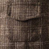 AIDASE  -  Stylish Plaid Woolen Mens Vest Jacket Vintage V Neck Button-up Sleeveless Waistcoats Spring Autumn Men Casual Outerwear aidase-shop