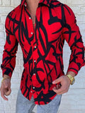 AIDASE  -  Men's Slim Fit Long Sve irt Printed 3D Collar Button up Casual Faion Breathable Comfortable Skin-Friendly Summer shirt aidase-shop