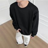 AIDASE  -  Men's Solid Color Deconstructed Long-Sleeved Sweatshirt American Retro Fashion Trend Loose Casual Breathable Niche Men's Tops aidase-shop